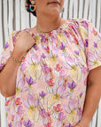 Adaptive Penny Top - Pink Floral