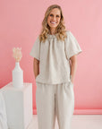 Adaptive Penny Top - Natural Linen