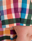 Adaptive Penny Top - Rainbow Gingham