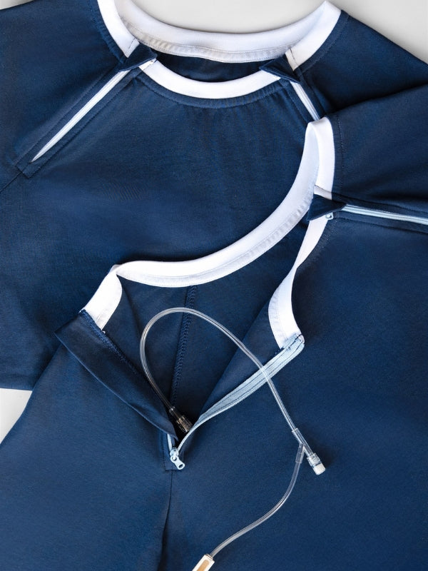 Unisex Port Access Tee - NAVY BLUE