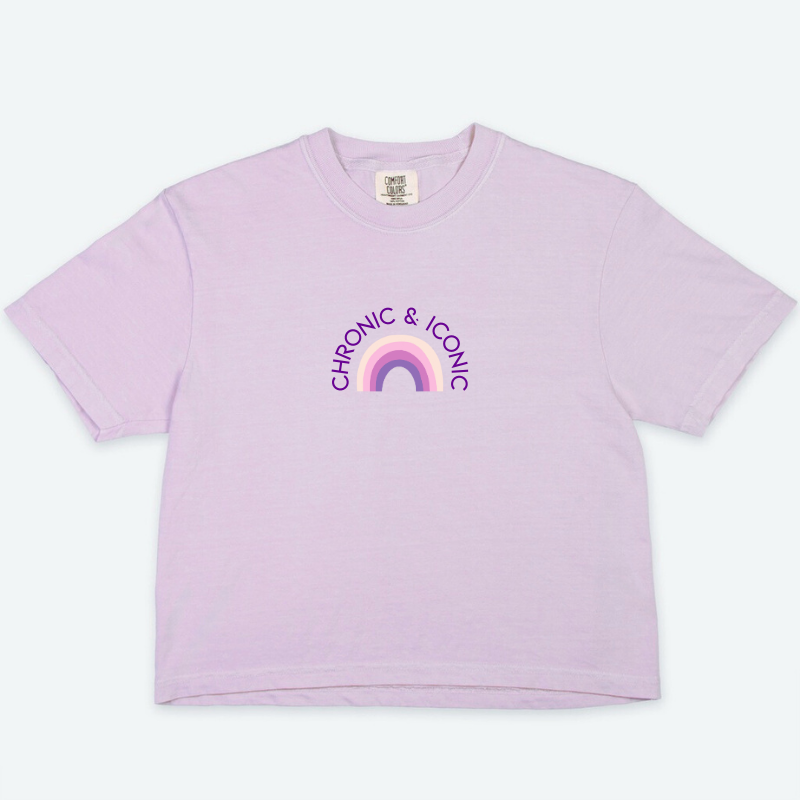 Comfort Boxy Tee - Lilac