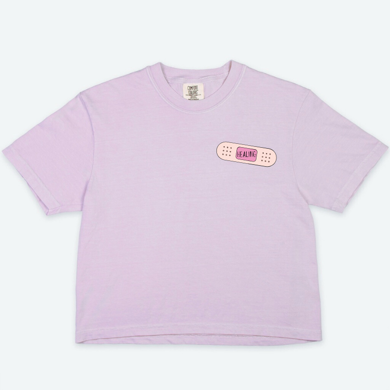 Comfort Boxy Tee - Lilac