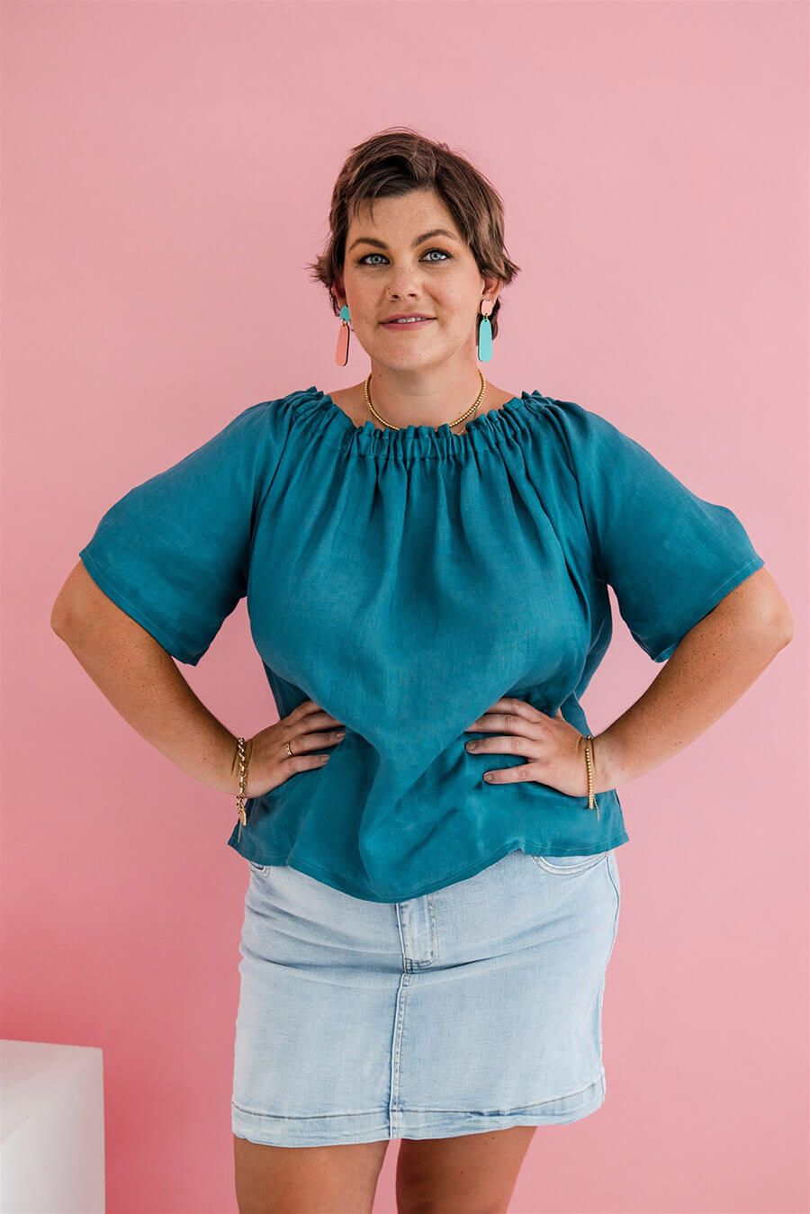 Adaptive Penny Top - Teal