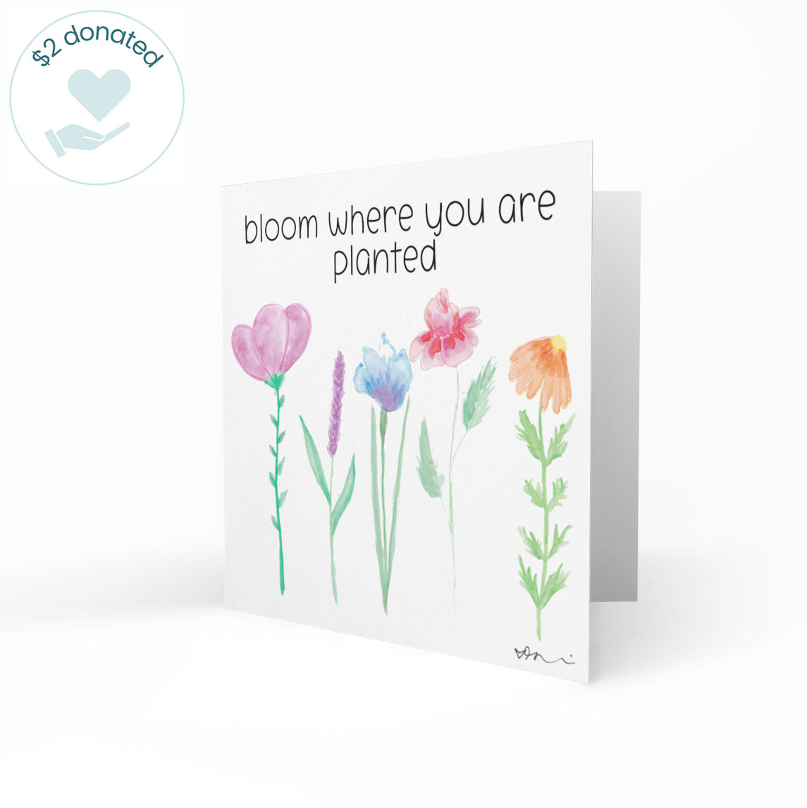 Bloom Where You Are Planted - Kate&#39;s Greeting Card